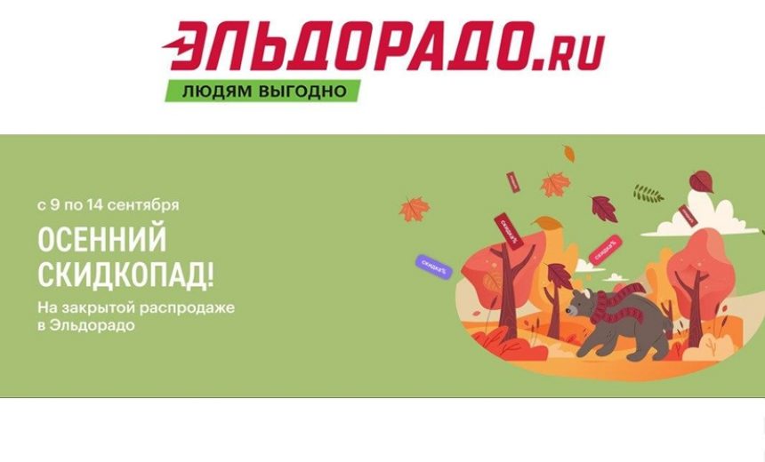 Скидки по промокодам до 30% на закрытой распродаже в Эльдорадо img